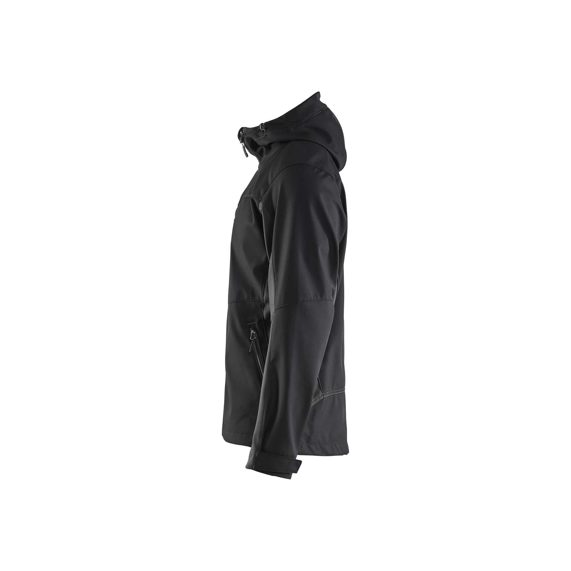 BLAKLADER 47532516 Softshell Jacket with Hood Softshell Work Jacket MEN - Water Repellent